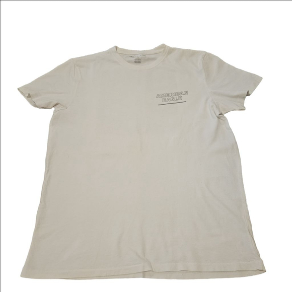 Men's American Eagle White Camo Graphic Short Sleeve Tee M - Picture 2 of 8